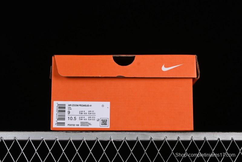 Nike Air Zoom Pegasus 41 Breathable Mesh Lightweight Running Shoes - FD2722-100