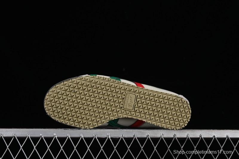 Onitsuka Tiger Mexico 66 Low-Top Leather Running Shoes - 1183C102-201