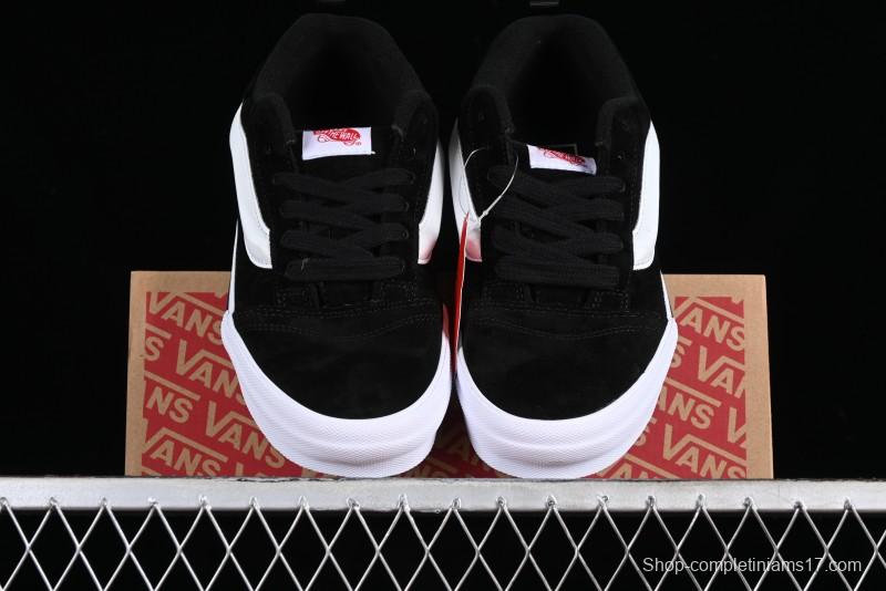 Vans Classics Knu Skool Retro Skate Shoes with Enlarged Toe and Thickened Tongue - VN0009QCWBL