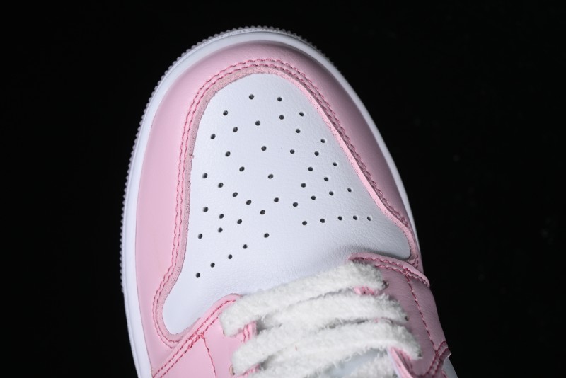 Nike Air Jordan 1 Low "White/Pink Foam/Glacier Blue" Casual Sneakers - HM3706-141