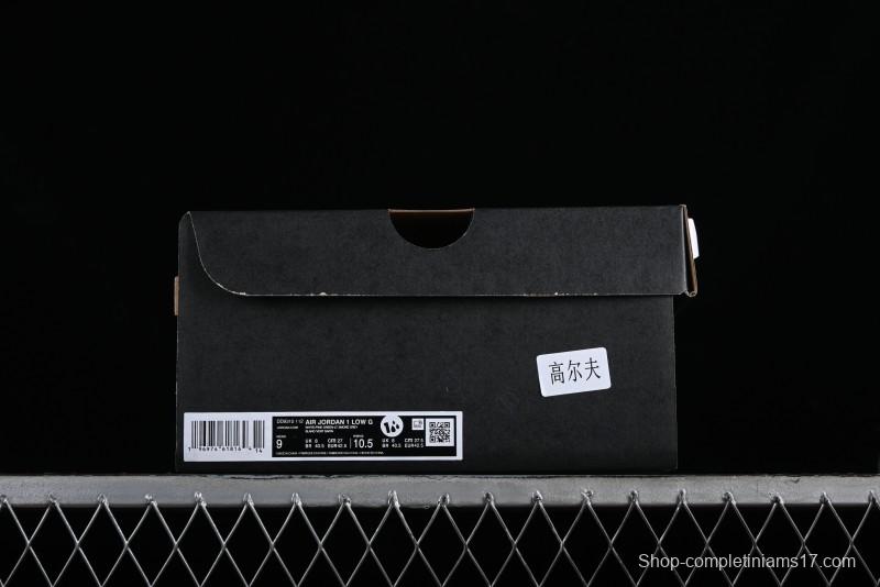 Nike Air Jordan 1 Low Golf Shoes Retro Grey White Green - DD9315-112