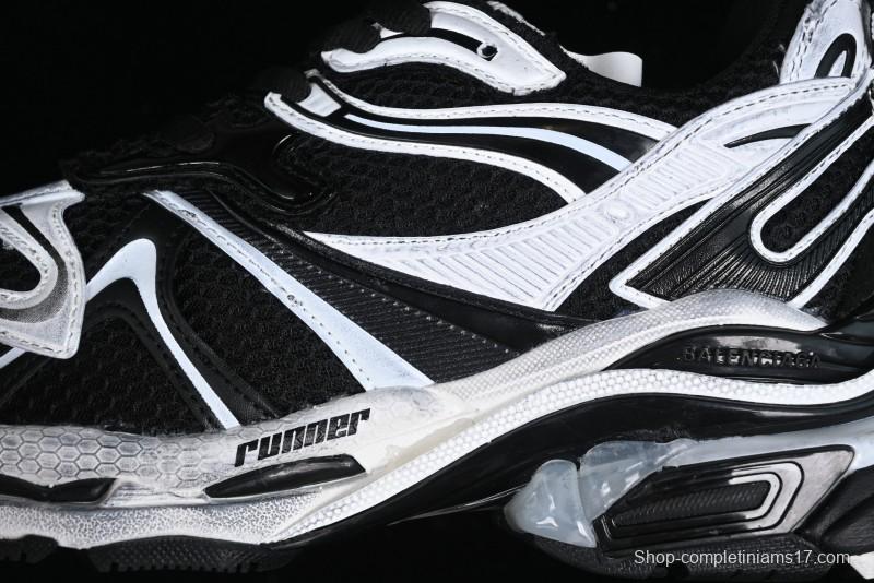 Balenciaga Runner Kith Four Color Retro Casual Shoes - W3RXP0213