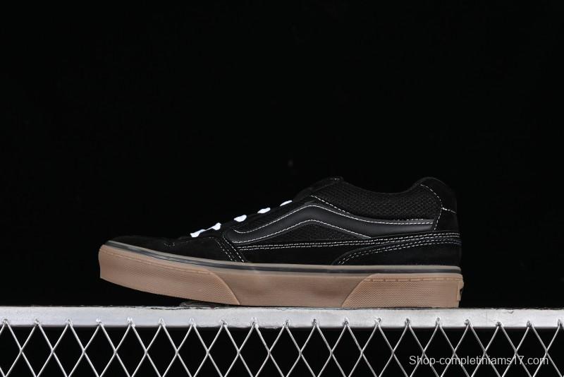 Vans Classics Knu Skool Retro Skate Shoes with Enhanced Cushioning and Breathable Mesh - VN0A5JM22WN