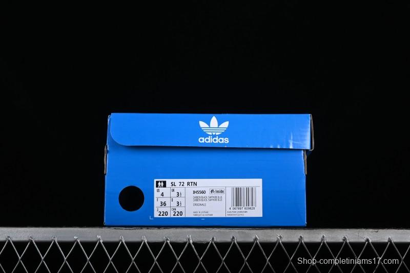 Adidas Originals SL 72 Retro Running Shoes with Nylon Upper and Rubber Outsole - IH5560