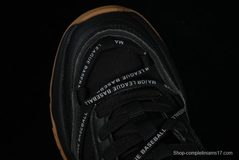 New York Yankees MLB Chunky Runner Lace Lightweight Casual Sneakers - 3ASHCRR3N50BKS