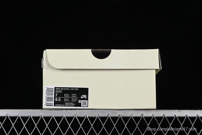 Nike SB Dunk Low "BAPE Collaboration - Arctic Fox" Anniversary High-End Custom Low-Top Casual Sneakers - XD6188-018
