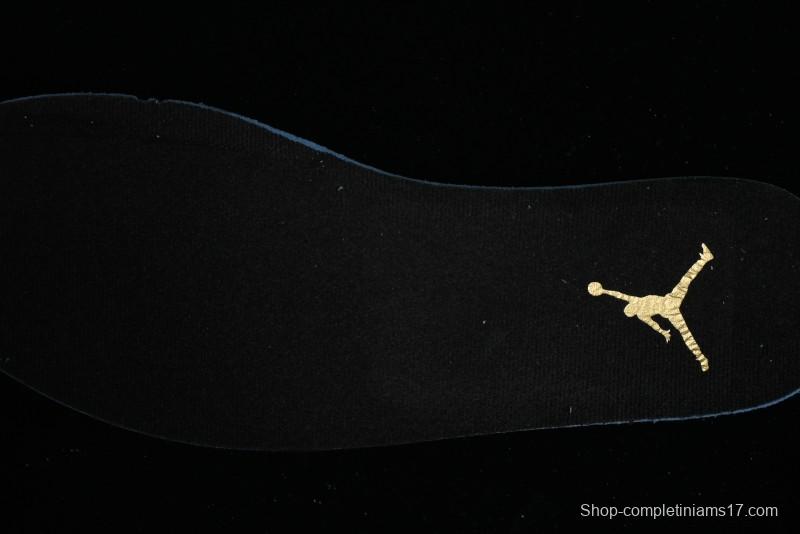 Nike Air Jordan 1 Low AJ1 Basketball Shoes with Black White Gold Swoosh - 553558-172