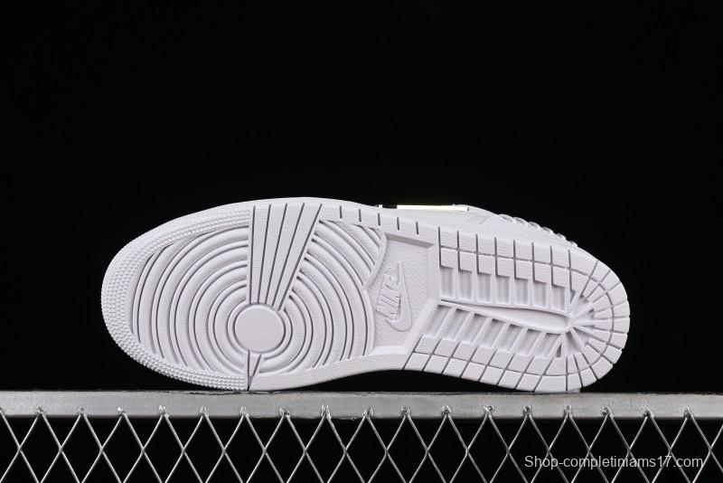 Nike Air Jordan 1 Low Method of Make Casual Sneakers in White Gold - FN5032-100