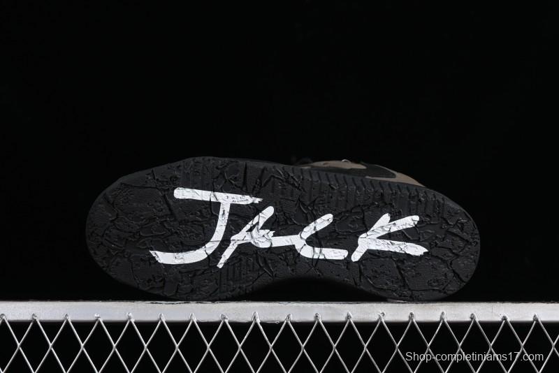 Nike Travis Scott x Jordan Cut The Check AJ1 Basketball Shoes with Velcro Design - FZ8117-200