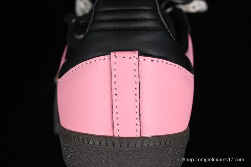 Adidas Samba OG B75807 Customized Casual Sneakers with Vibrant Hot Pink and Sweet Black Colorway - B75807