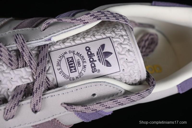 Adidas Originals Gazelle Indoor Kith Retro Casual Slip-Resistant Wear-Resistant Low-Top Sneakers - IH0120