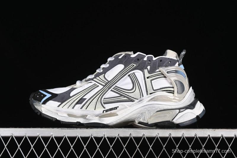 Balenciaga Runner Kith Four Color Retro Casual Shoes - W3RMU0150