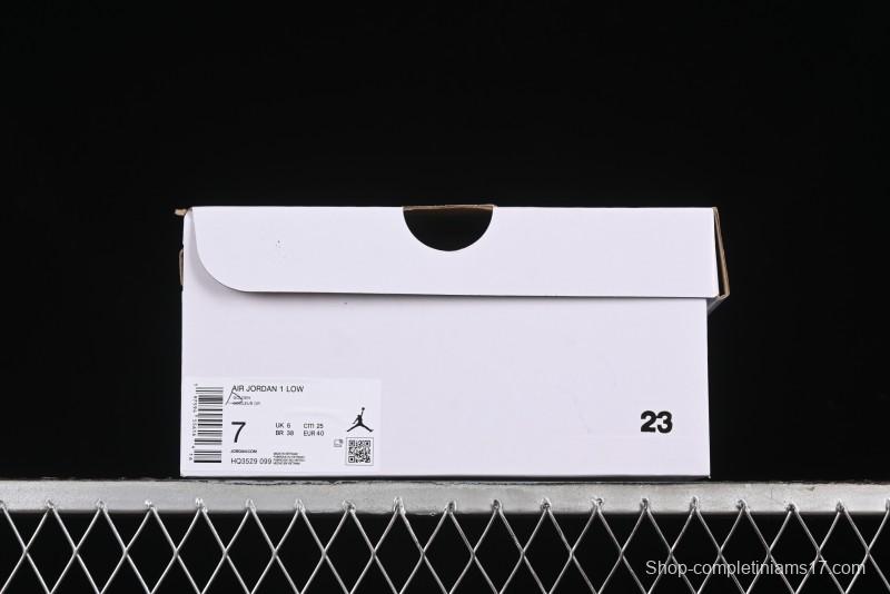 Nike Air Jordan 1 Low Retro Basketball Shoes Platinum - HQ3529-099