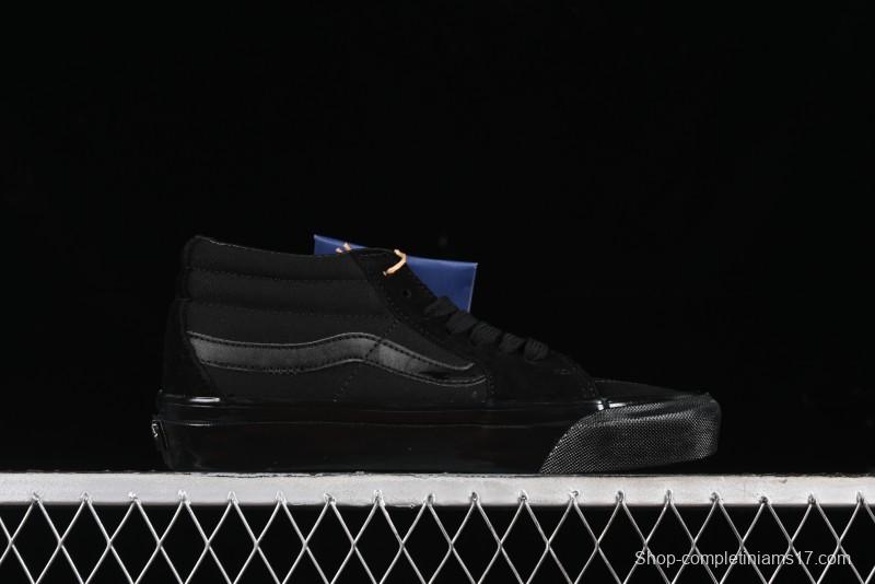 Vans Sk8-Mid Reissue 83 High-End Retro Suede Skate Shoes - VN000CQQBKA