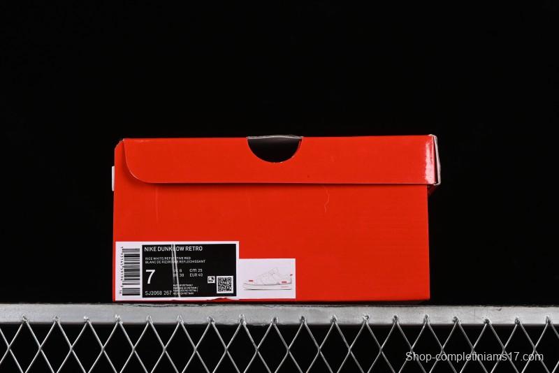 Nike SB Dunk Low Supreme Collaboration - Off-White Swoosh Anniversary High-End Custom Low-Top Casual Skate Shoes - SJ2068-267