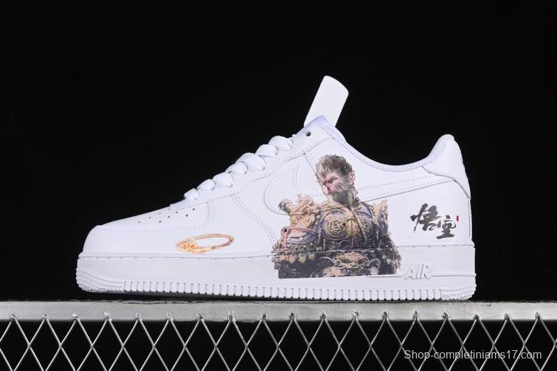 Nike Air Force 1 '07 Low "Sun" Black Myth Wukong Themed Casual Sneakers - CW2288-111