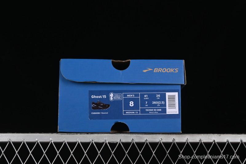 Brooks Ghost 15 Low-Cut Breathable Cushioned Support Running Shoes - 1103931D088