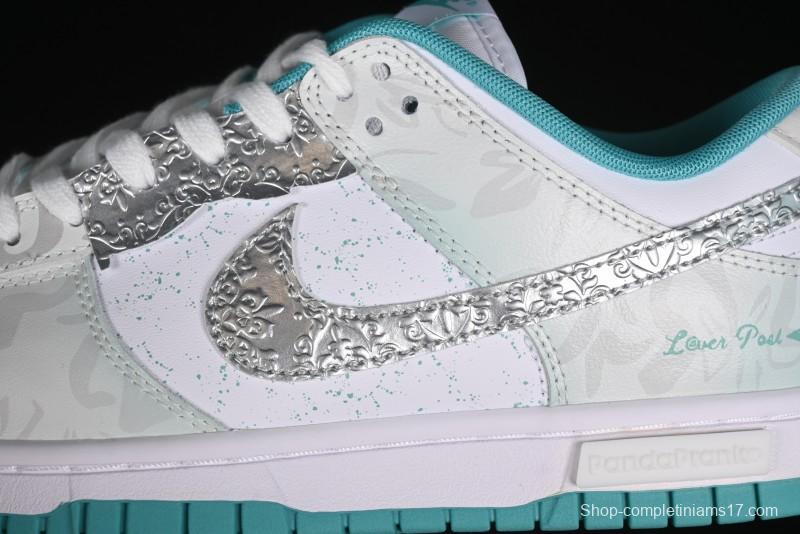 Nike Dunk Low Panda Prank Special Edition Heartbeat Email Mint SB Low Top Casual Skate Shoes - DV0833-102