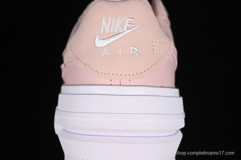 Nike Air Force 1 PLT Low-Top Casual Sneakers with Speed-Inspired Swoosh Design - DJ9946-602