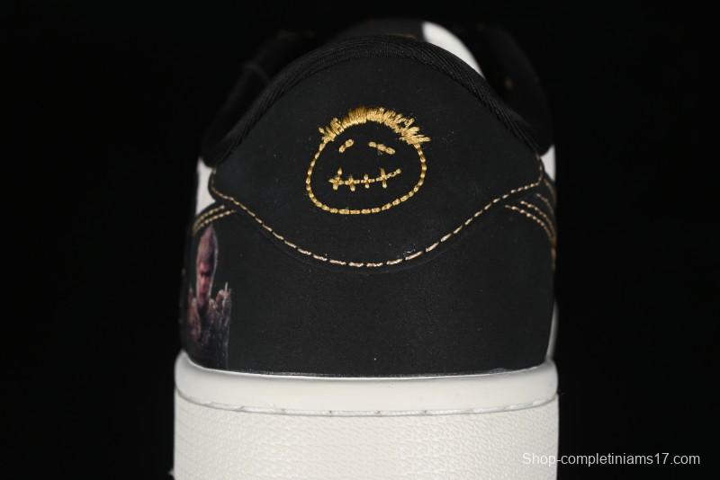 Nike Travis Scott x Fragment Design x Air Jordan 1 Low OG SP AJ1 Black Wukong Collaboration - CH6336-012