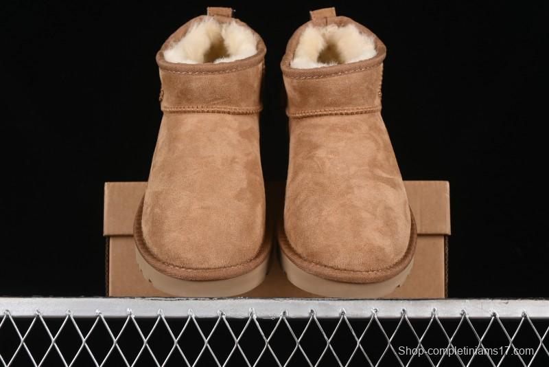 UGG Classic Ultra Mini Short Boots with Genuine Australian Shearling and TREADLITE Outsole - 1116109