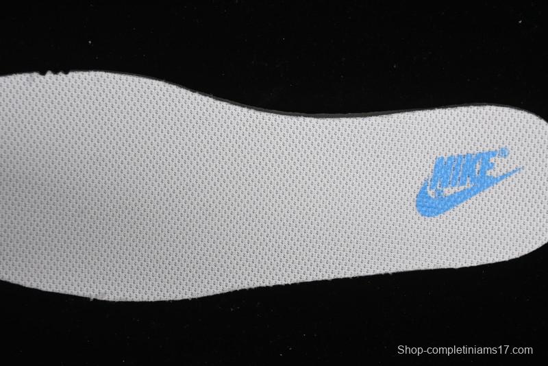 Nike SB Dunk Low Supreme Collaboration - Cream White with Sky Blue Swoosh Anniversary Customized Low-Top Casual Skate Shoes - DJ2024-012