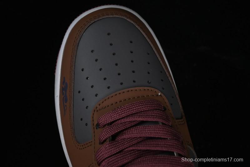 Nike Air Force 1 '07 Low Sun Black Myth Wukong Themed Casual Sneakers - CW2288-111