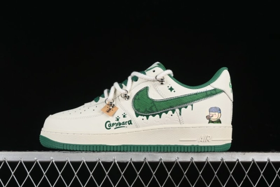Nike Air Force 1 '07 Low x Capybara "Van Gogh" Casual Sneakers - LV0506-330