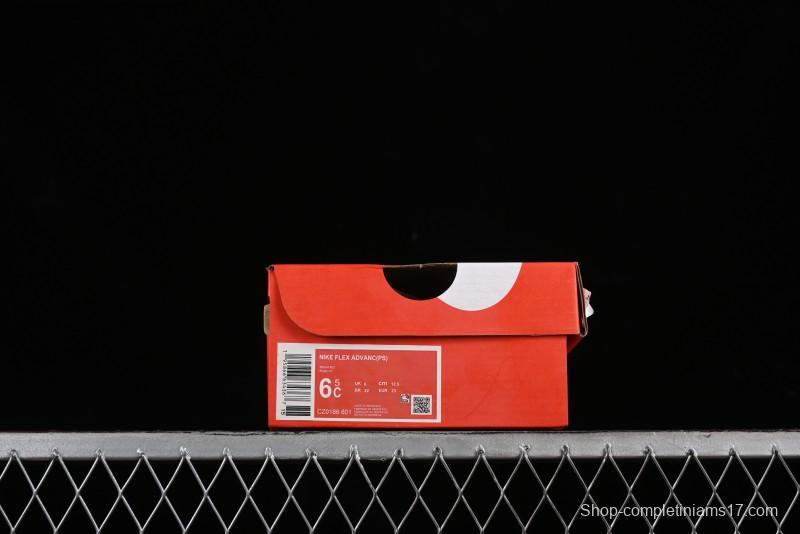 Nike Flex Advance Hook and Loop Breathable Soft Lightweight Kids Shoes - CZ0186-601