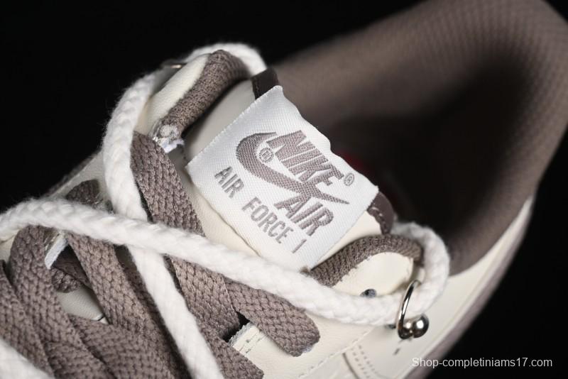 Nike Air Force 1 '07 Low x Capybara "Mona Lisa" Casual Lace-Up Sneakers - LV0506-990