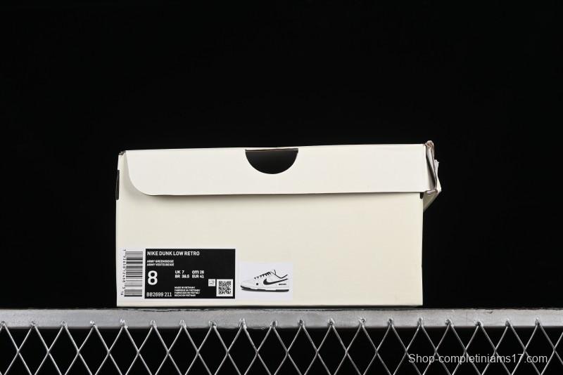 Nike SB Dunk Low UN Collaboration - Letter Green Anniversary High-End Custom Low-Top Casual Skate Shoes - BB2699-211