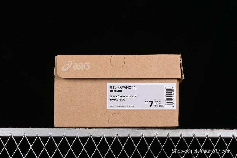 Asics Gel-Kayano 14 Running Shoes with 3D Visible GEL Cushioning and FF BLAST PLUS Midsole - 1201A019-001