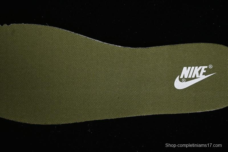 Nike SB Dunk Low Gucci Collaboration - Subtle Pattern Beige Green Swoosh Anniversary Custom Low-Top Casual Sneakers - KK1888-006