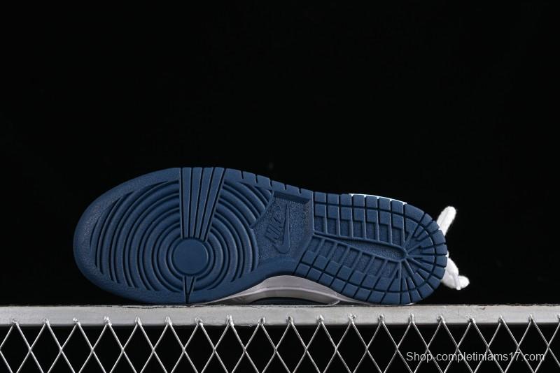 Nike Dunk Low Panda Prank Wave Rider - Silver Blue Shark Low Top Casual Sneakers - DD1391-400