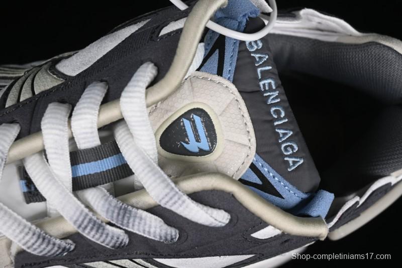 Balenciaga Runner Kith Four Color Retro Casual Shoes - W3RMU0150