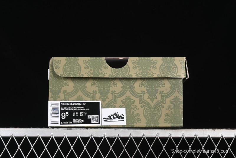 Nike SB Dunk Low Gucci Collaboration - Black Star Hook Anniversary High-End Custom Low-Top Casual Skate Shoes - SJ2068-268