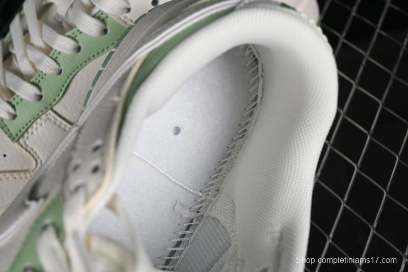 Nike SB Dunk Low Stussy Collaboration - Cream Apple Green Anniversary Custom Low-Top Casual Skate Shoes - XY1688-006