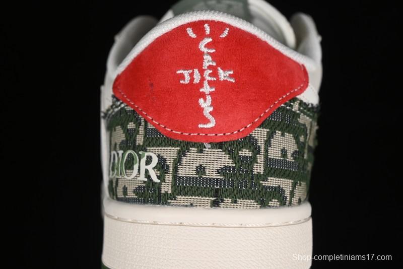 Nike Travis Scott x Fragment Design x Air Jordan 1 Low OG SP AJ1 Low-top Casual Sneakers - XY2688-114