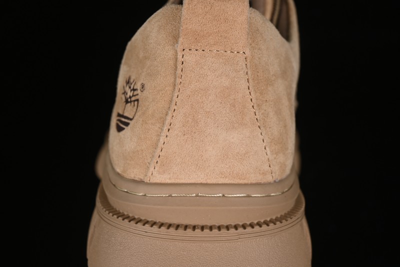 Timberland Low-Top Casual Shoes for Men - Italian Oil-Grained Leather with Anti-Slip Rubber Sole - TB73535SAND