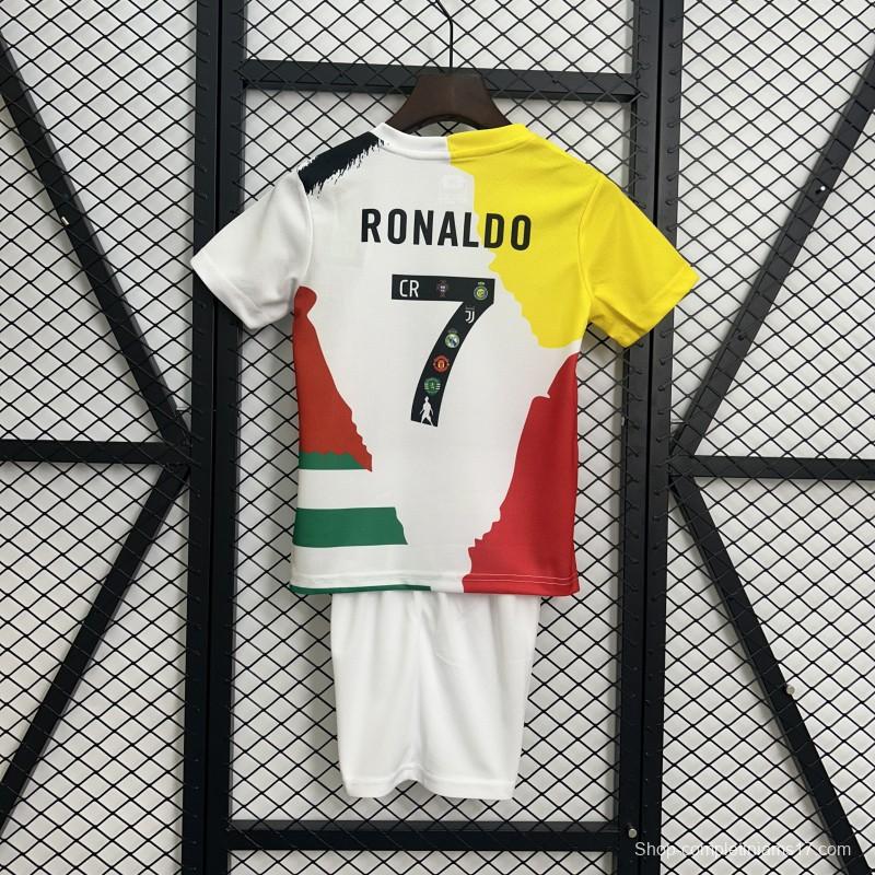 Kids Cristiano Ronaldo Commemorative Edition Size 16-28