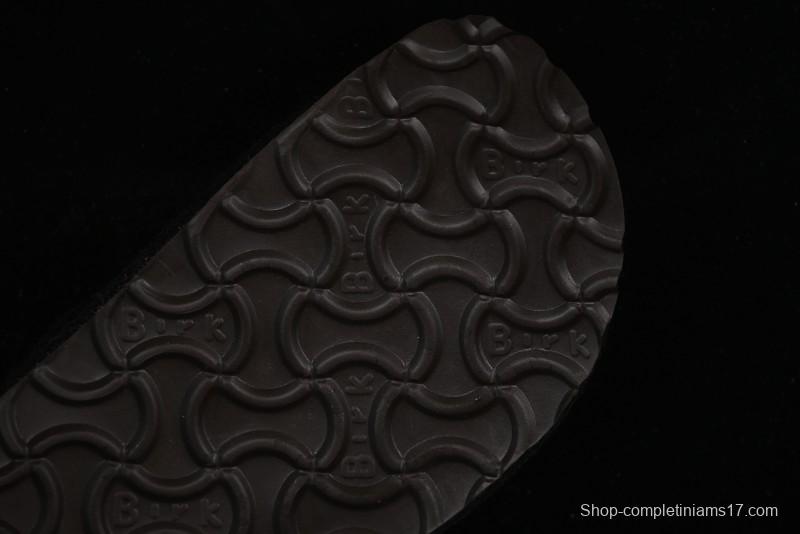 Birkenstock Half Open Toe Sandals with Smokeless Coal Wool Upper - G.D4