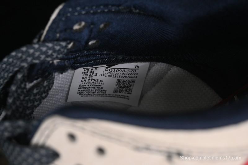 Nike SB Dunk Low Stussy Collaboration - Anniversary High-End Custom Low-Top Casual Skate Shoes - DQ1098-520