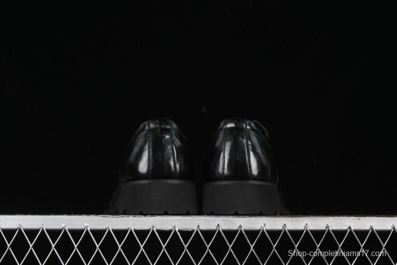 Ecco Block Brogue Business Derby Round Toe Genuine Leather Dress Shoes - 63667201001