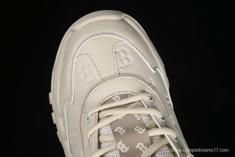 New York Yankees MLB Bigball Chunky Embo Monogram Thick Sole Sandals - 3ASHBEM4N43BGS
