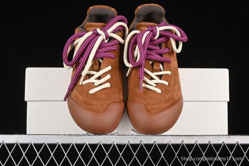 Alexander McQueen Flexion Retro Sneakers in Brown/Suede with Anatomical Design - 2024s