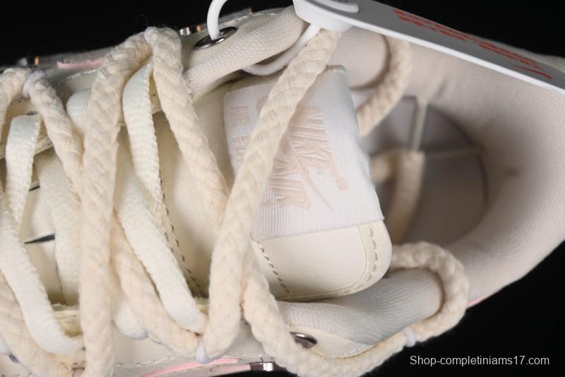 Nike Air Force 1 '07 Low Pink Deconstructed Swoosh Casual Sneakers - FC8110-181