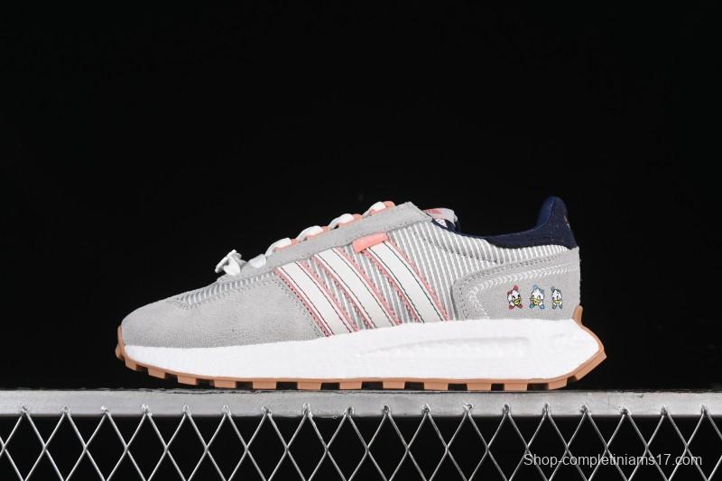 Adidas Retropy E5 Running Shoes with Popcorn Foam Technology - JR0107