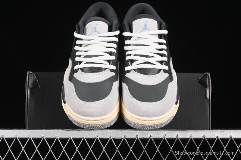 Nike Air Jordan 4 Remastered Sneakers in Black Grey - FQ7938-002