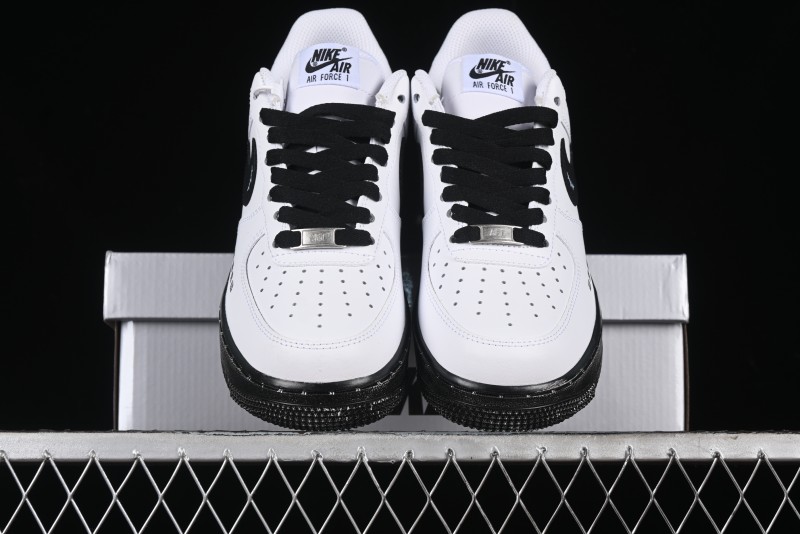 Nike Air Force 1 '07 Low Custom KAWS Bear Print Casual Sneakers - ZH0316-037