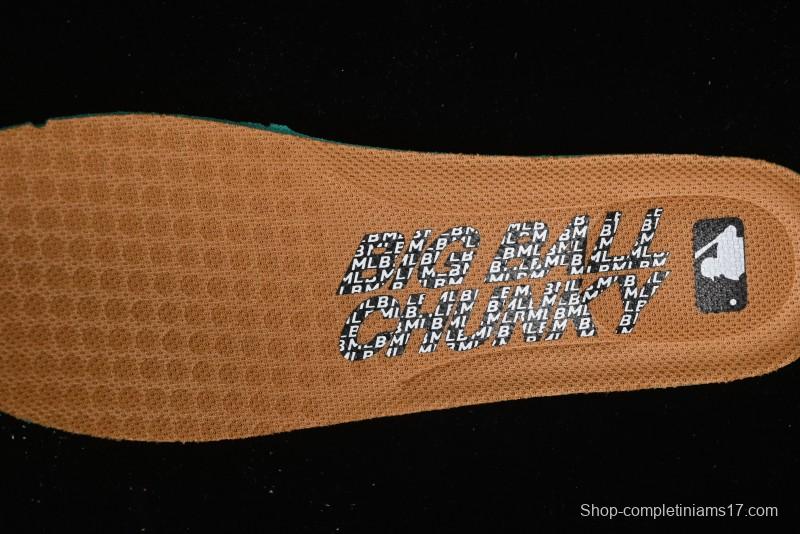 New York Yankees MLB Bigball Chunky Window Velvet Monogram Thick Sole Casual Running Shoes - 3ASHWVM4643BRS